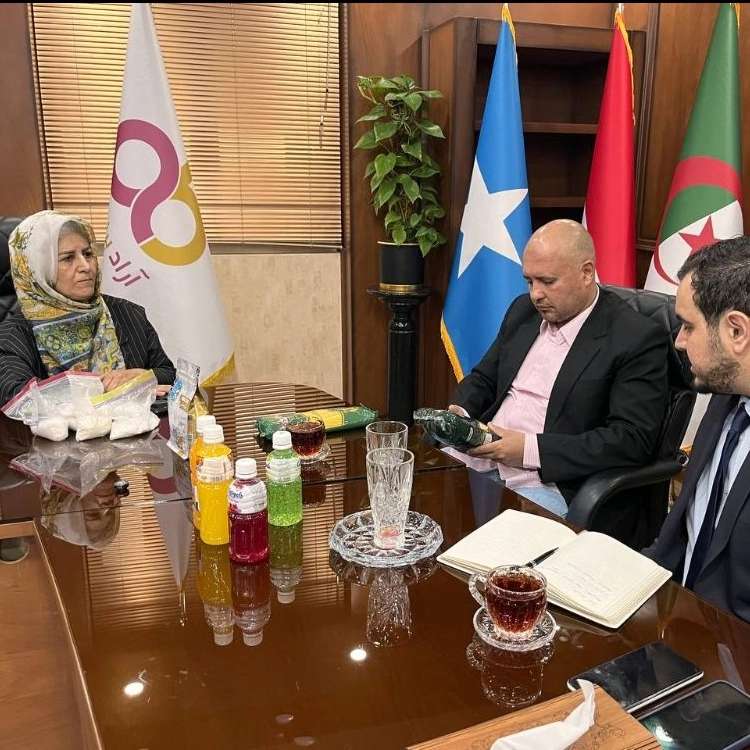 تصاویر جلسه مدیر عامل شرکت آیلید ترید  با نماینده نروژ