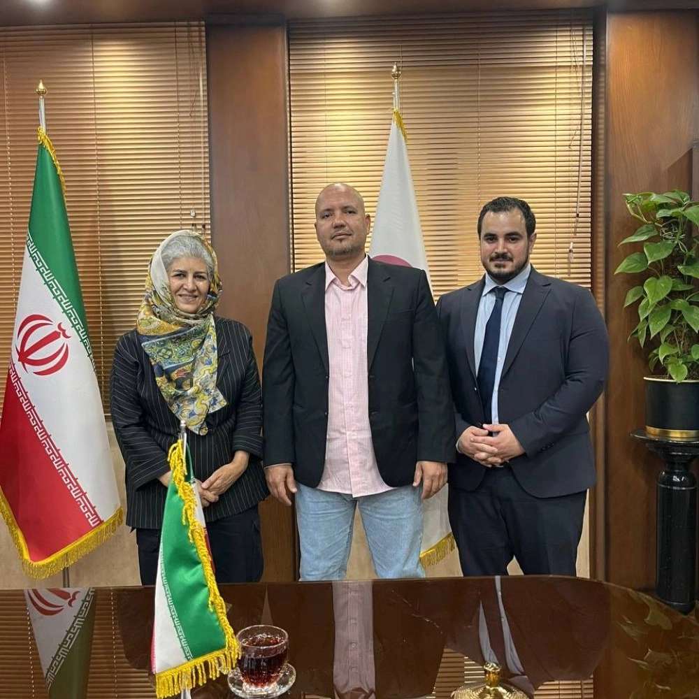 تصاویر جلسه مدیر عامل شرکت آیلید ترید  با نماینده نروژ