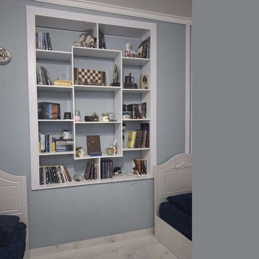 کابینت هایکلاس با ترکیب طرح چوب ام دی اف