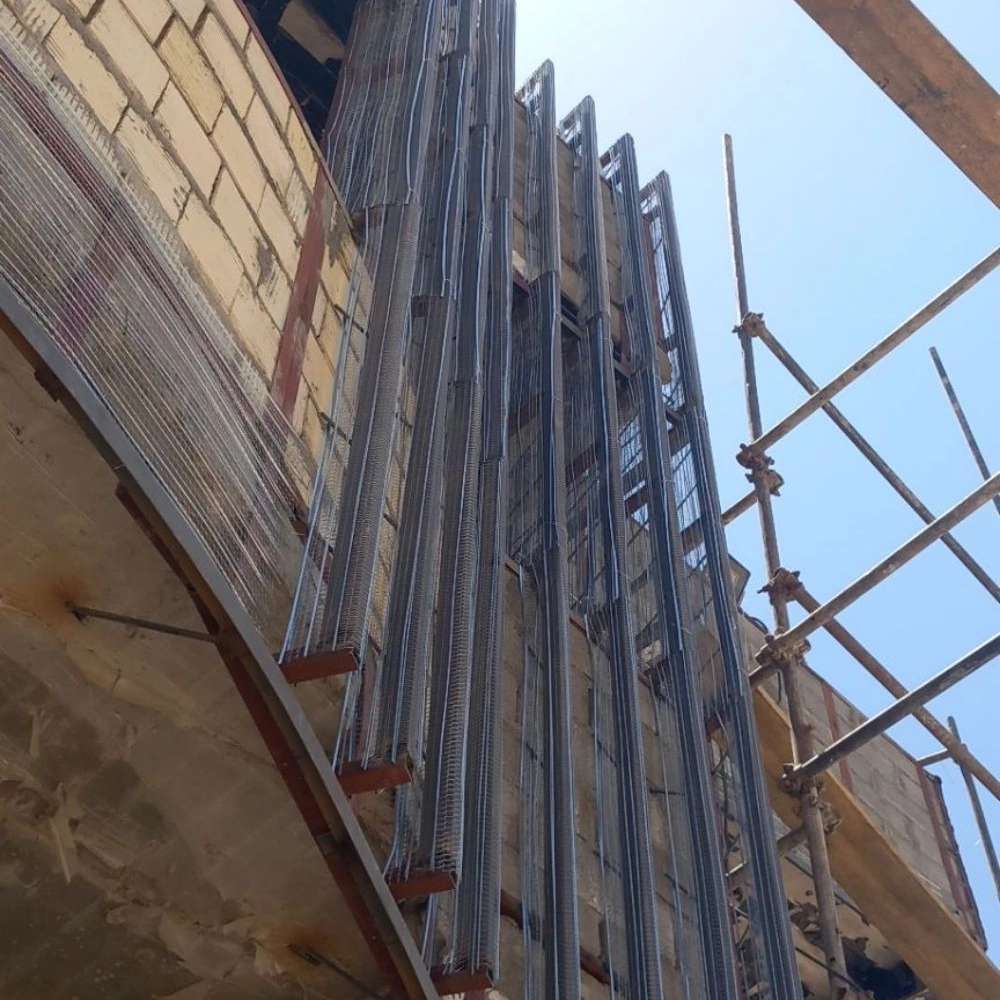اجرای نمای ساختمان