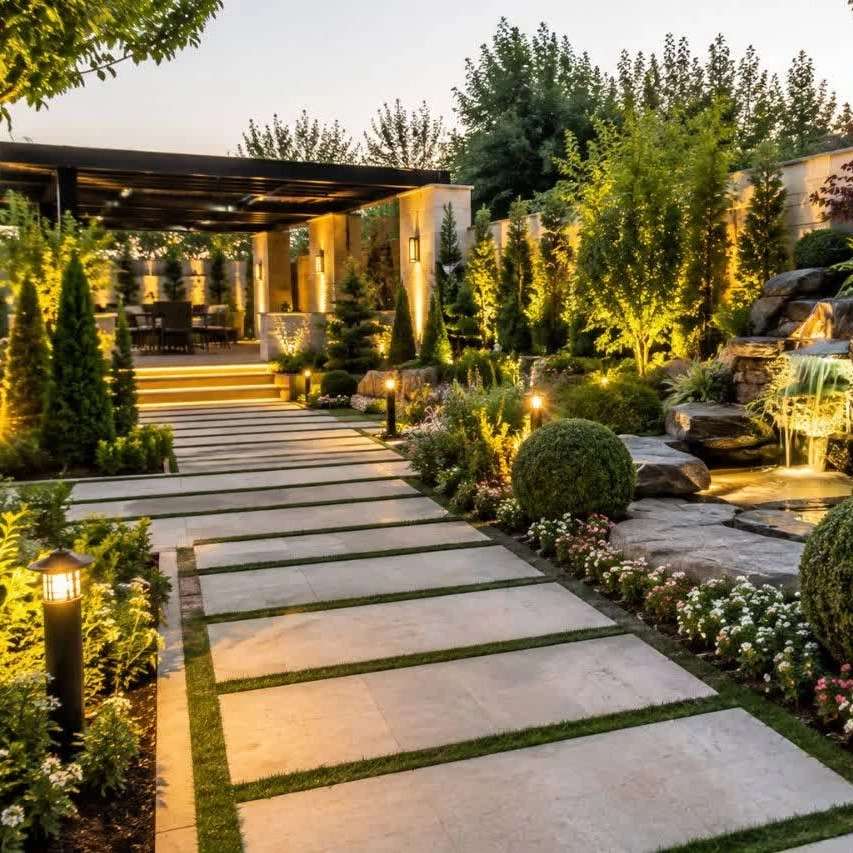 محوطه سازی و روف گاردن