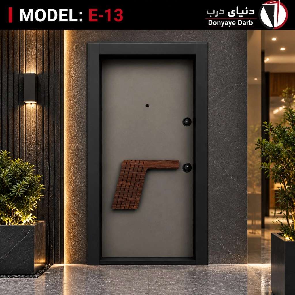 ساختار داخلی درب ضد سرقت با ورق فولادی