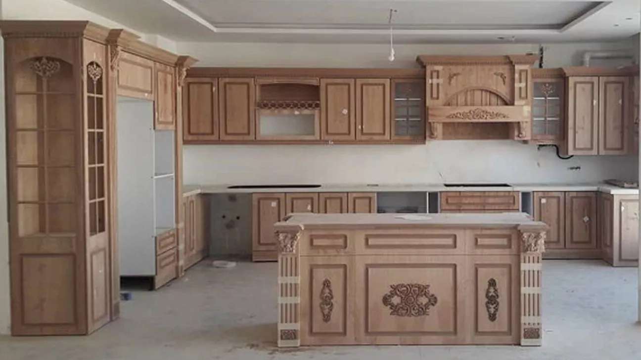 Design of pine cabinets and wardrobes