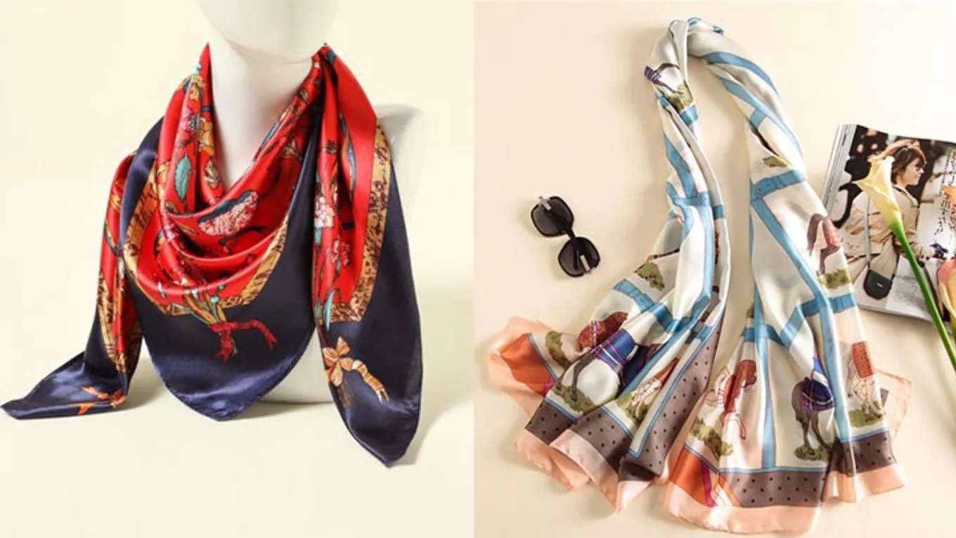 Circulation shawls and scarves