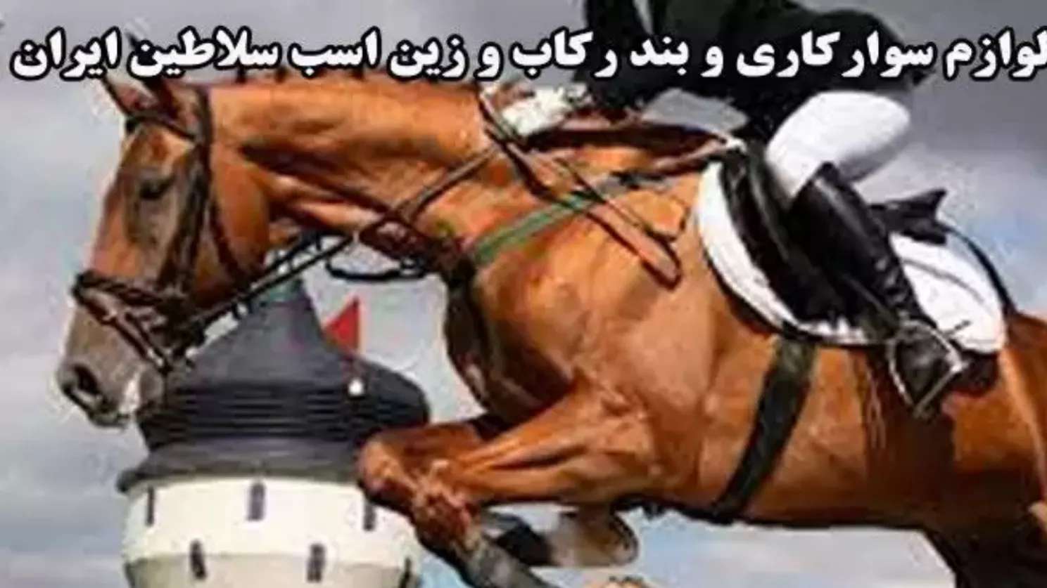 معدات الفروسية لسلاطين إيران