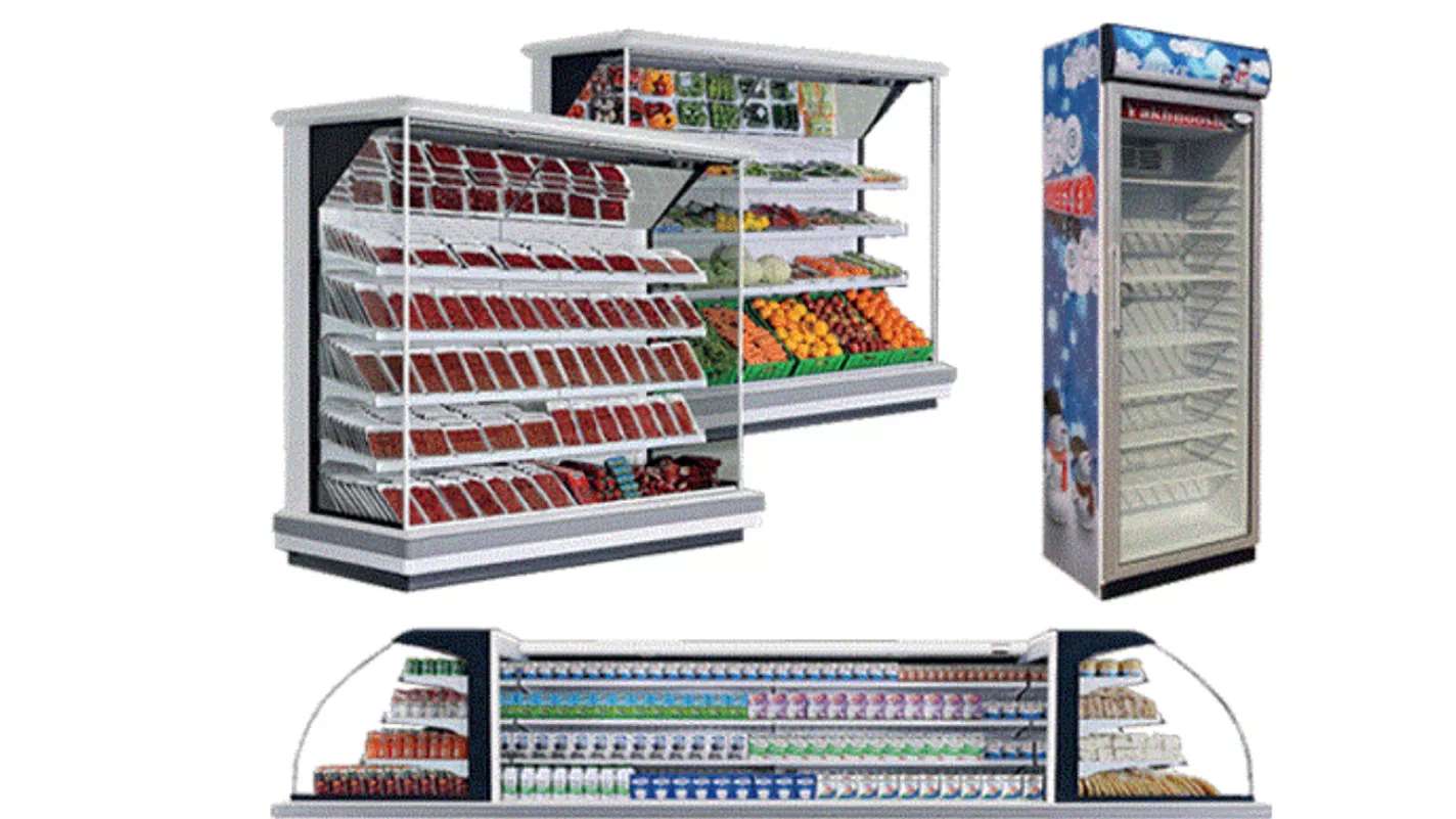 Industrial refrigerator store