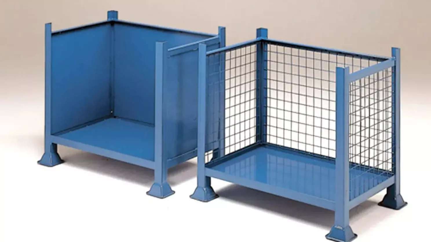 Named metal pallets and baskets
