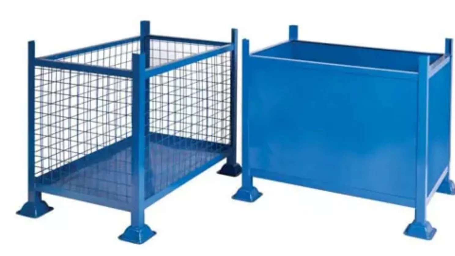 Named metal pallets and baskets