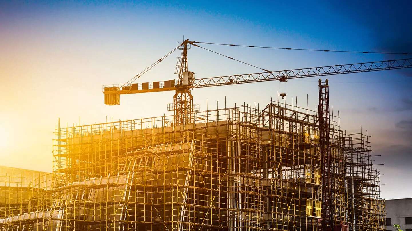 Sky metal scaffolding