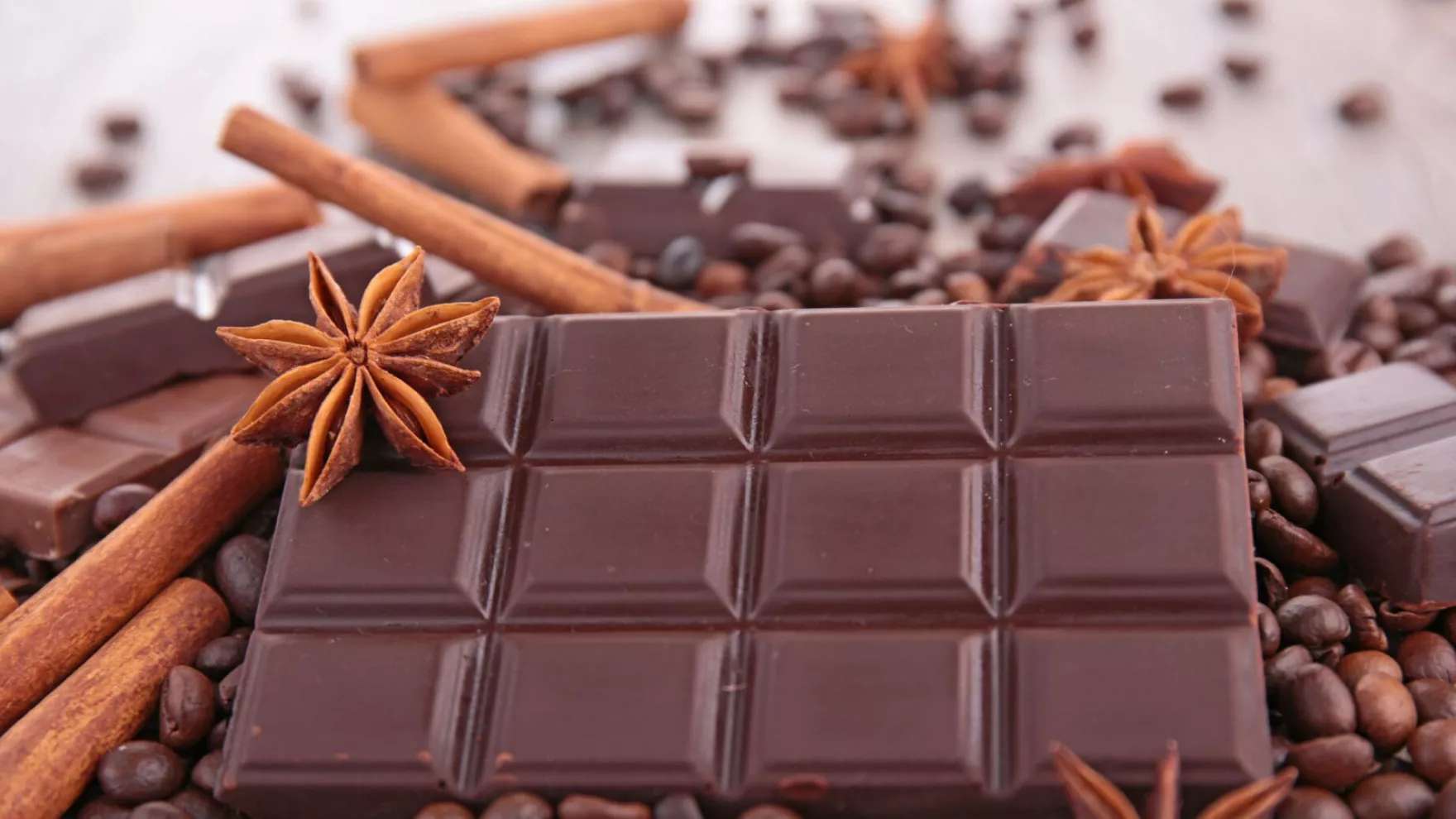 Creamy coffee and chocolate