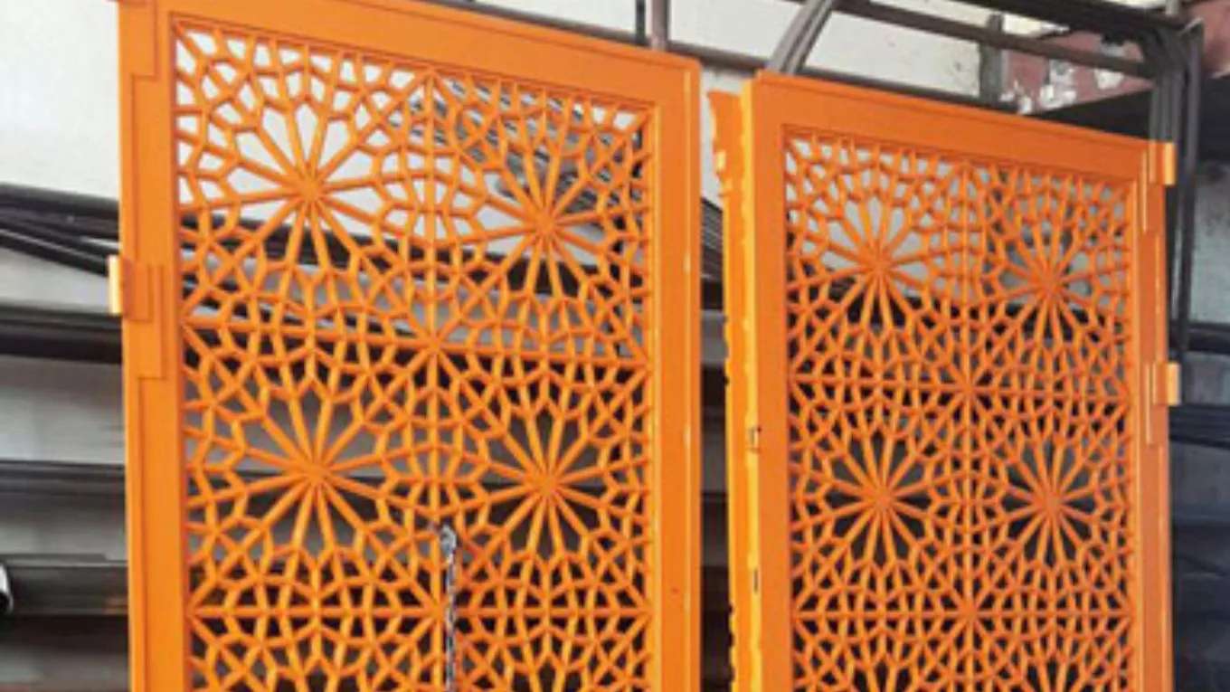Door and window metal porcelain knot
