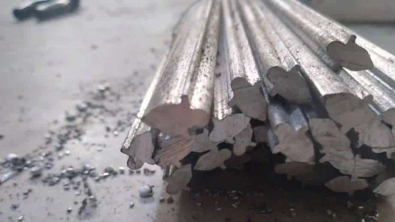 Production of tough upvc aluminum rail