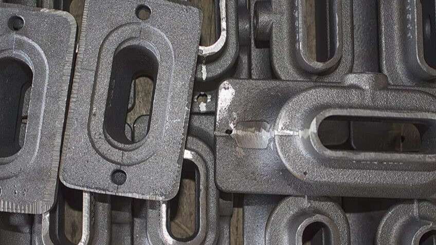 Cast iron and aluminum metal parts