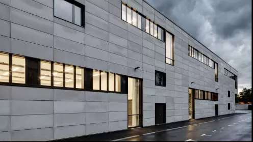 Production of hammer concrete panels