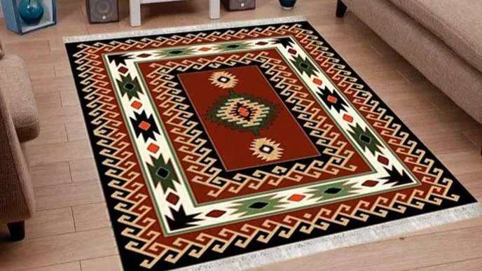 Production of rugs and rugs