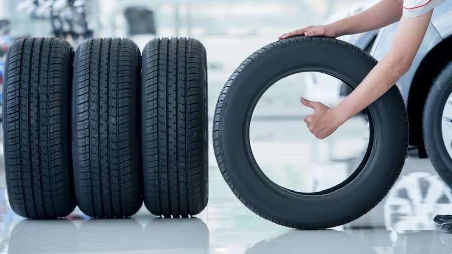 Selling tires in Thailand