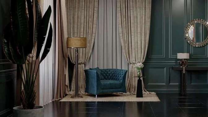 Types of Turkish and Iranian curtains