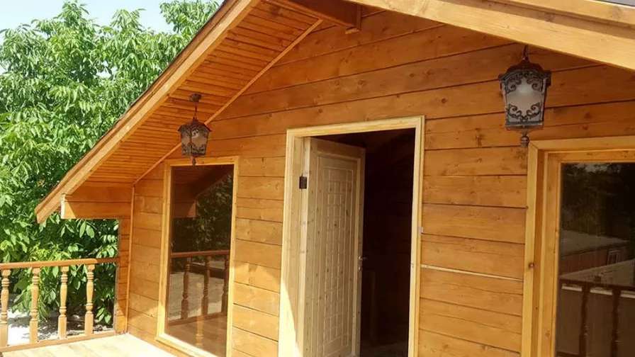 Saro Mühendislik Şirketinin ahşap villaları