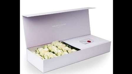 Flower hardbox and metal vase
