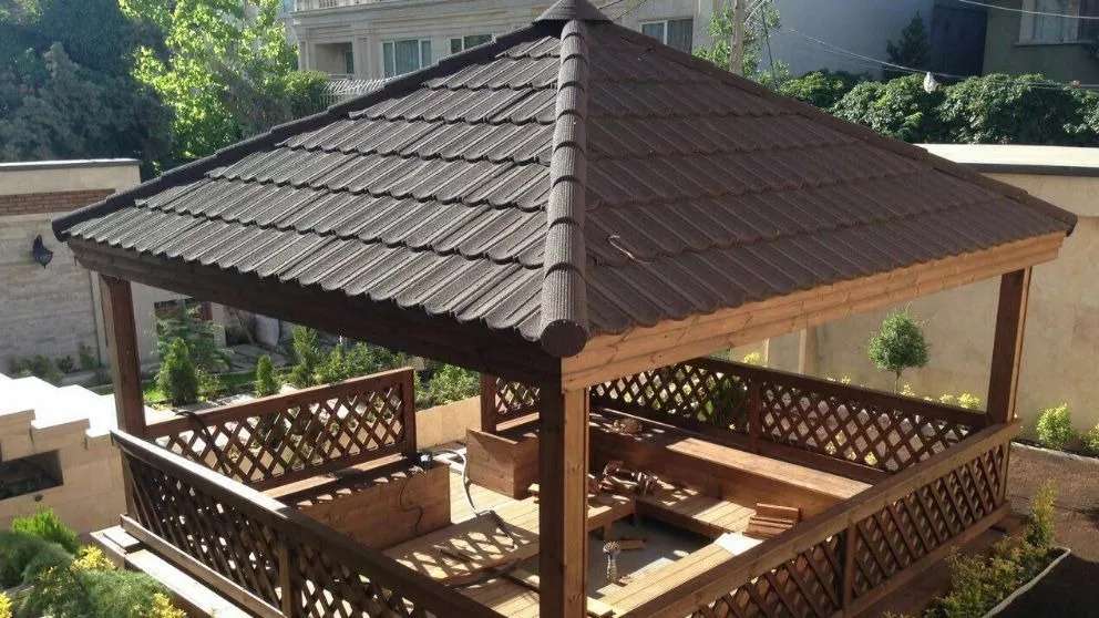 Canopy and gazebo landscaping