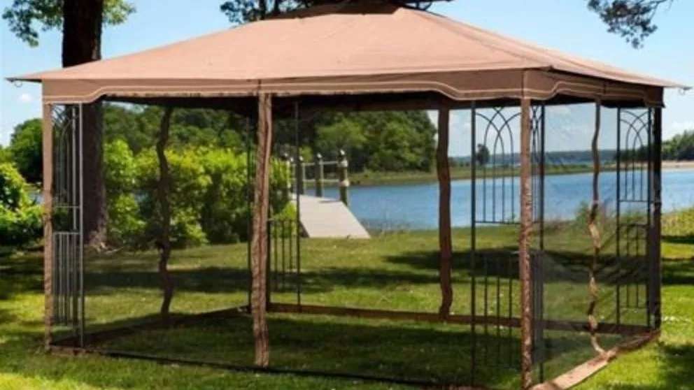 Canopy and gazebo landscaping