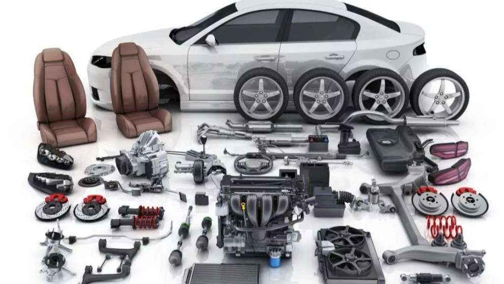 Light and heavy machine parts