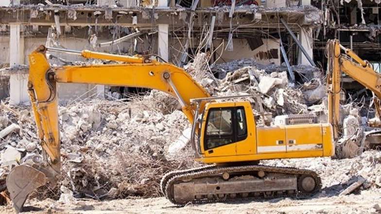 Demolition of lawyer's building