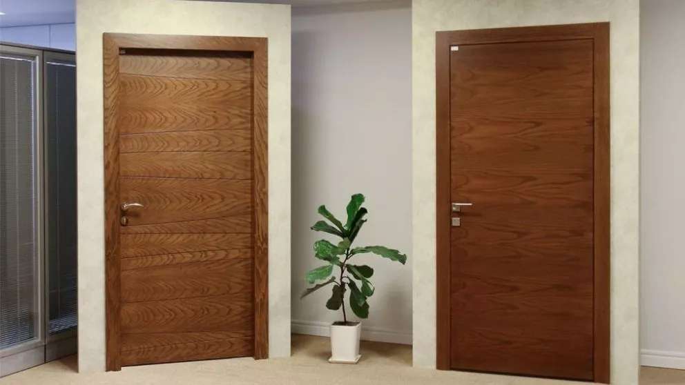Anti-theft door and wooden room