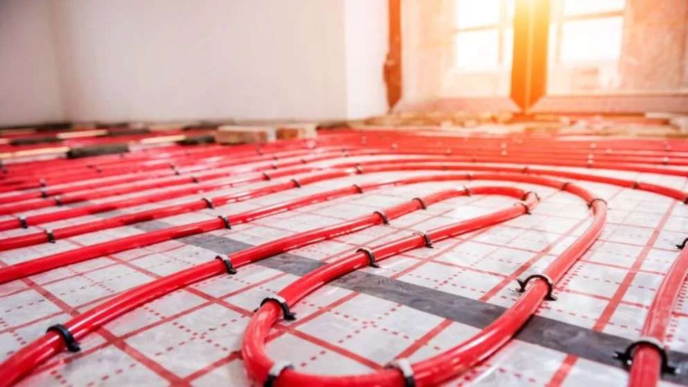 Electric floor heating system
