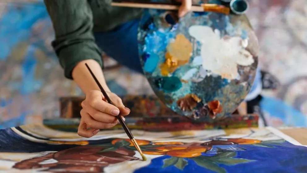 Shamim's painter training