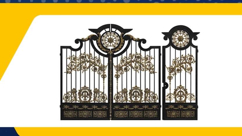 The forged door of Hafaz Sepahan