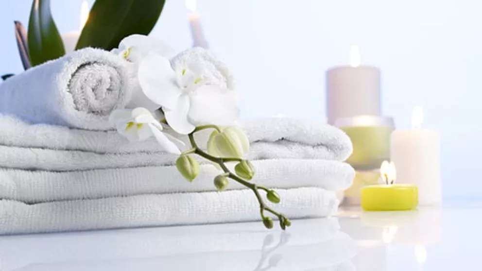 Nice towel and bathrobe