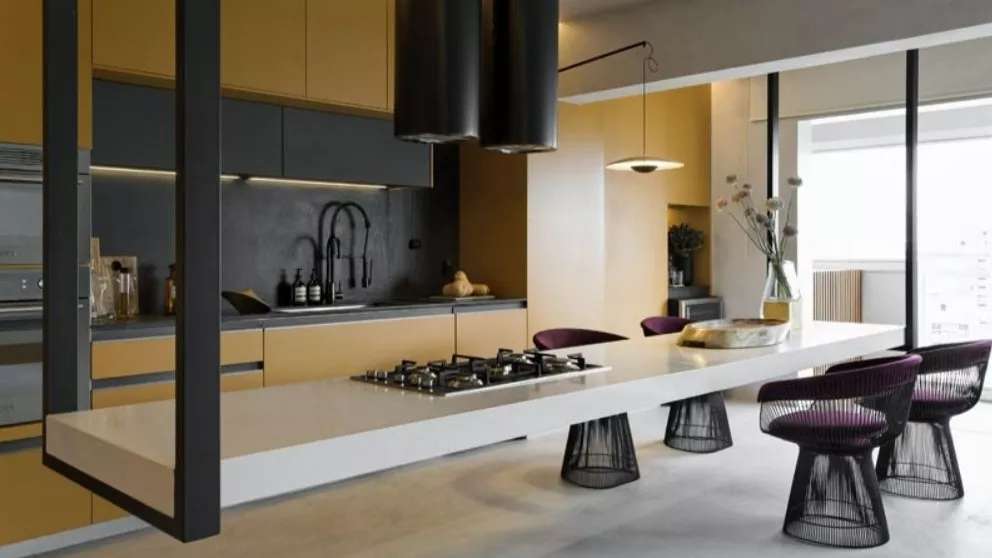 Hanging dining table
