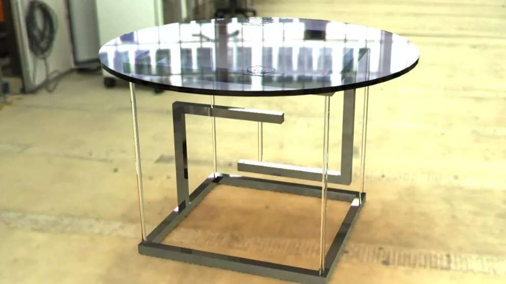Hanging dining table
