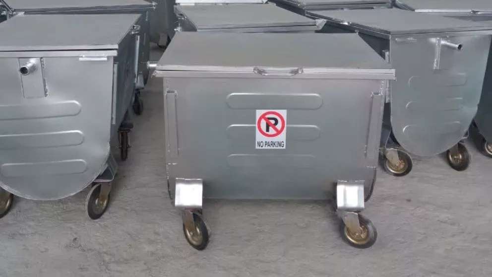 660 liter convex tank with flat lid