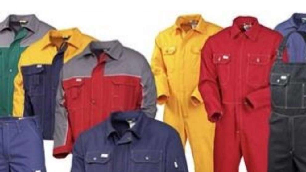 Work clothes and safe gloves
