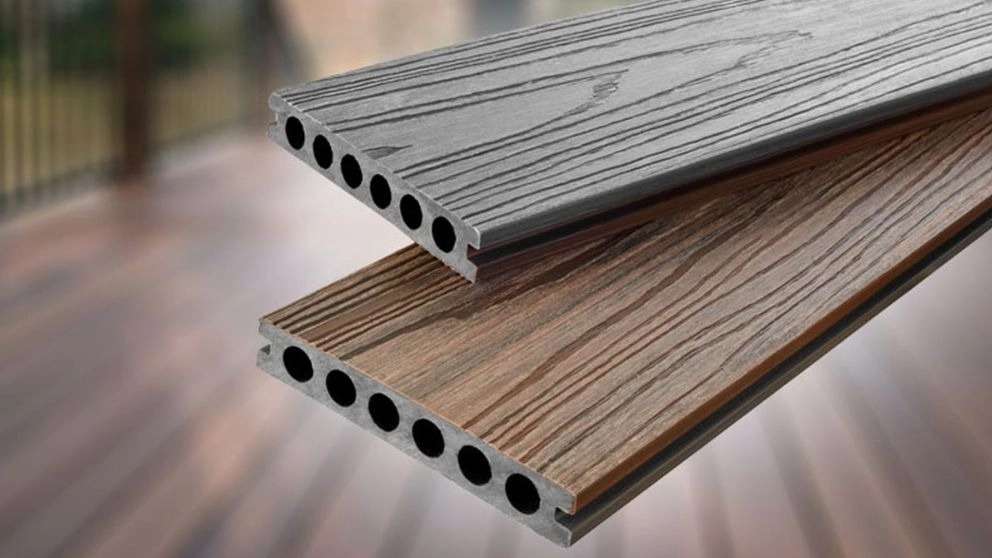Creamy plastic wood