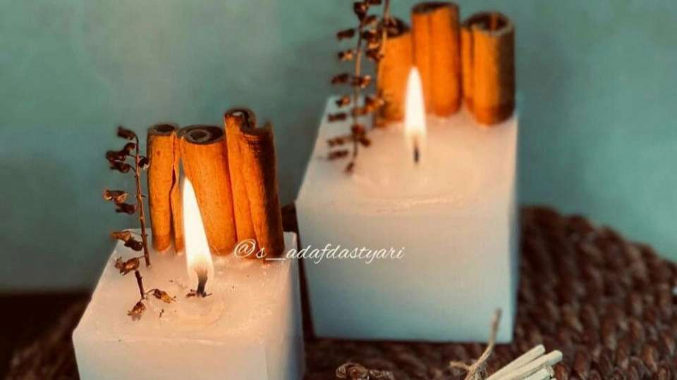 Shell handmade candles