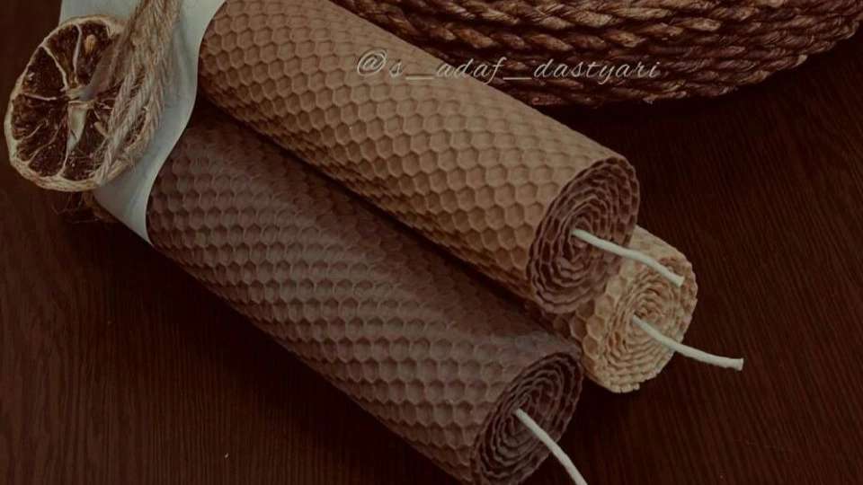 Shell handmade candles