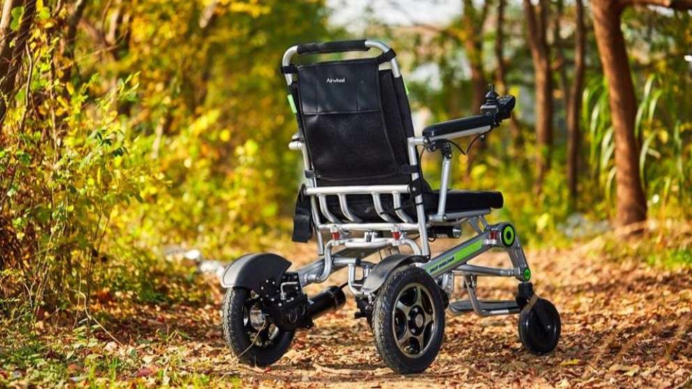 Muddy wheelchair
