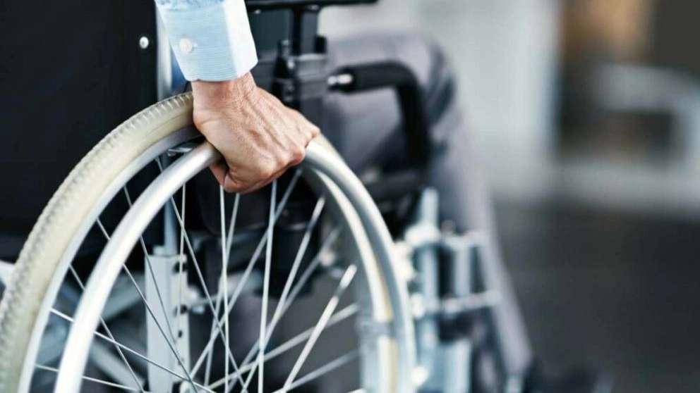 Muddy wheelchair