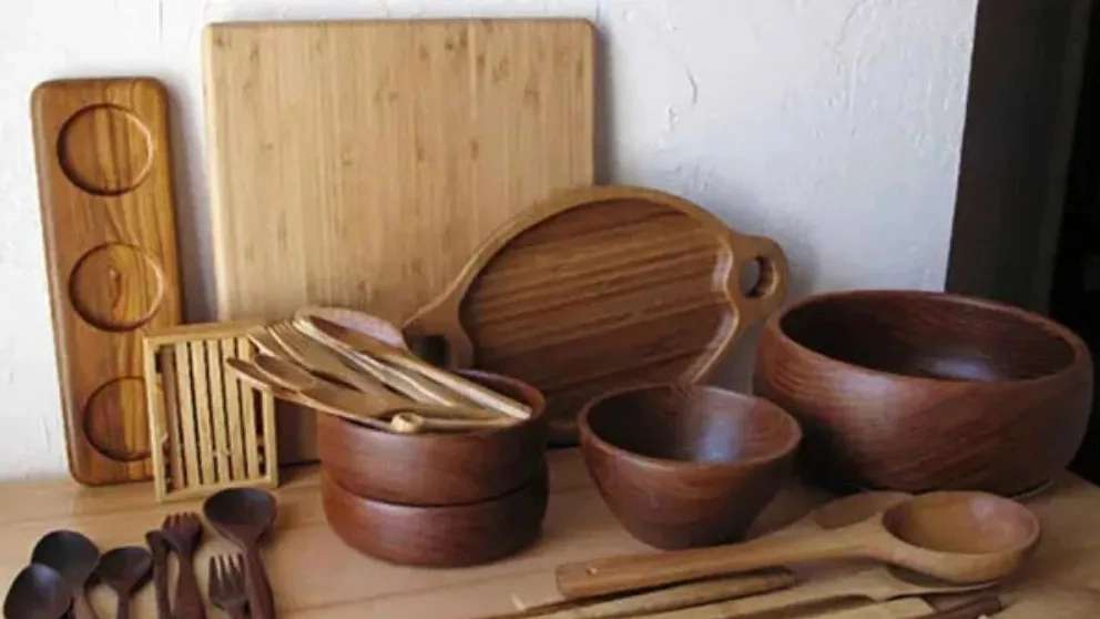 Wooden artifacts of Sahand Paul Esfandiar