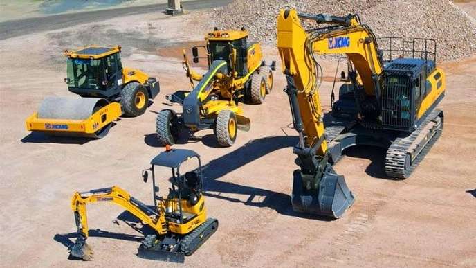 Road construction and excavation machines