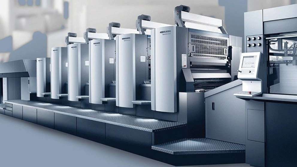 Old printing and binding machines