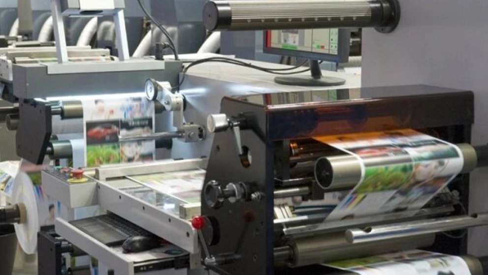 Old printing and binding machines