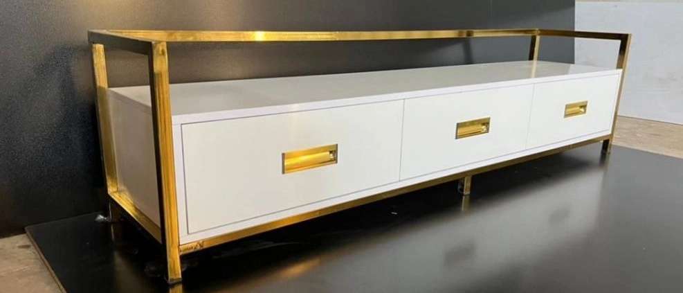 Suntec steel TV table
