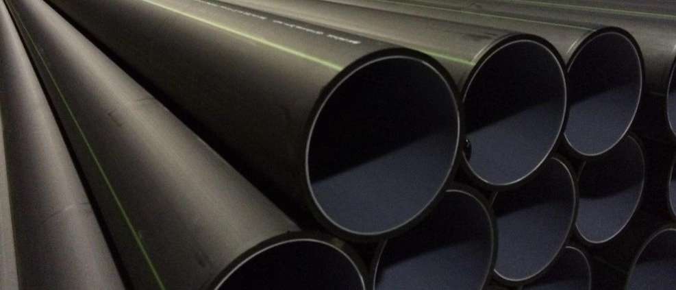 Sale of white polyethylene pipe