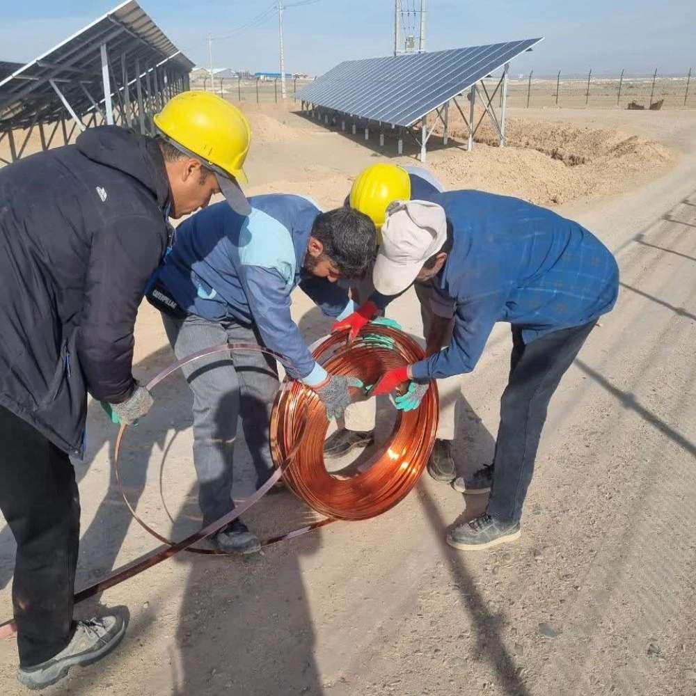 تنفيذ التأريض لمحطة توليد الكهرباء
