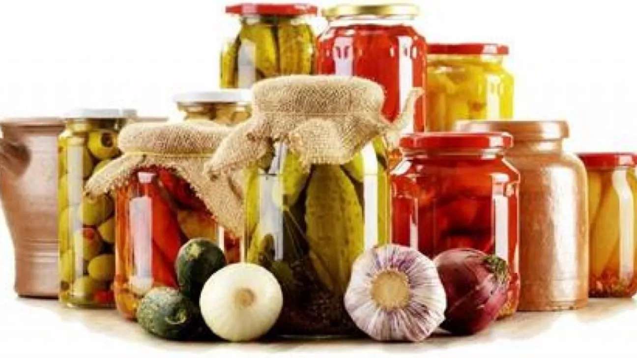 All kinds of pickles and olives