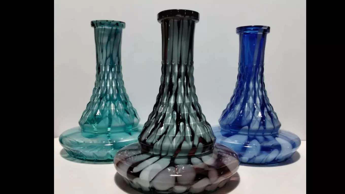 Hookah glass and tower luxury hookah